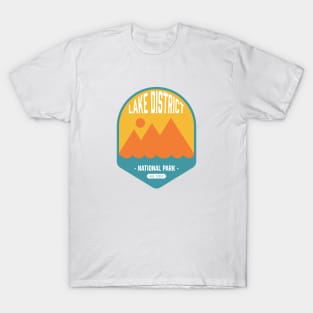 Lake District National Park Logo Badge Design T-Shirt